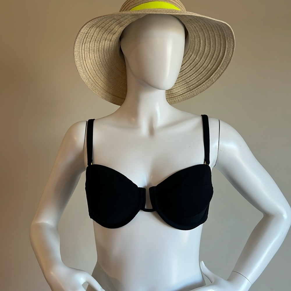 Black Underwire Bikini Top - Women Swim
